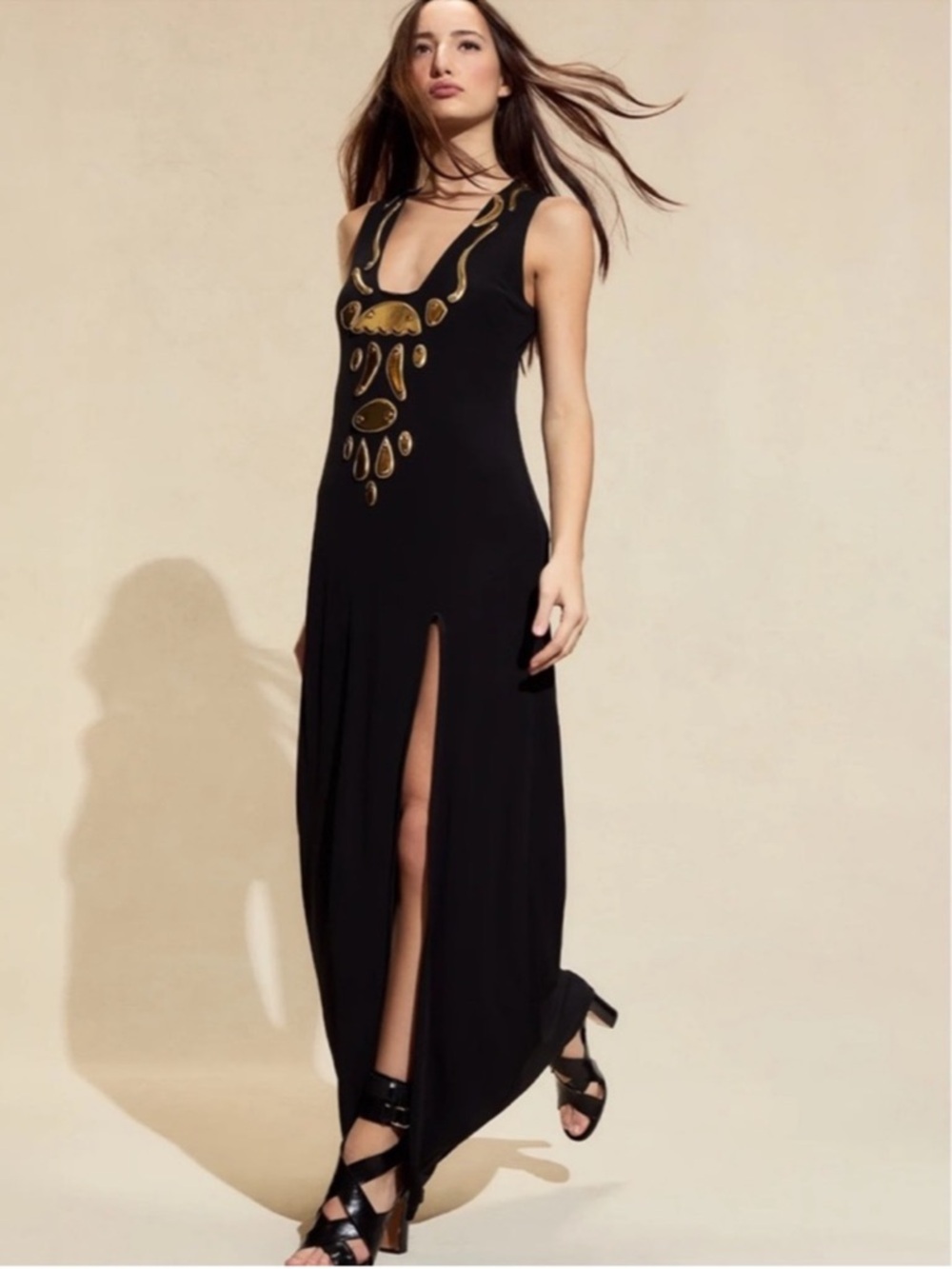 Cynthia Rowley Calypso Square Neck Dress NWT Size M - Picture 3 of 10